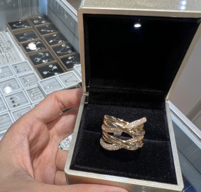 انگشتر طرح طلا ژورنالی لوکس 🫶🤩💍