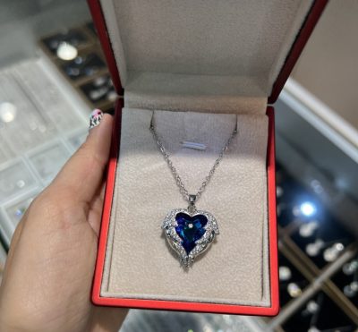 گردنبند قلب سواروسکی 💙