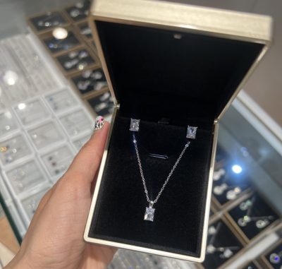 نیمست نقره جواهر امرالد🤤🤌💎