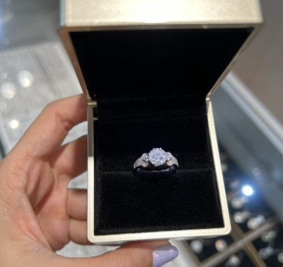 انگشتر نقره جواهر فلاور 💍🤌🤤🌸