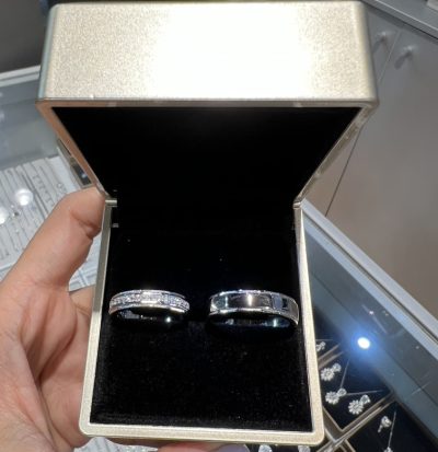 حلقه ست نقره جواهر 👰🏻‍♀️🤵🏻