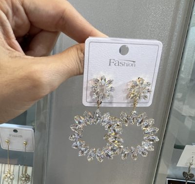 گوشواره طرح جواهر 💎🥰