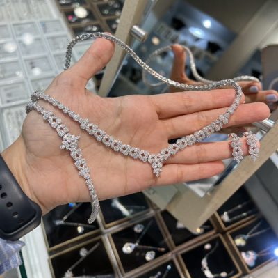 سرویس نقره جواهر لوکس فلاور 🤌💎🌸