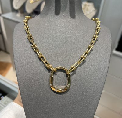 گردنبند تمام استیل تیفانی لاک lock