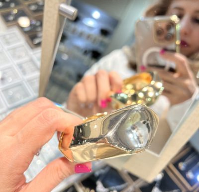 بنگل طرح طلا ژورنالی دفرمه  🤩