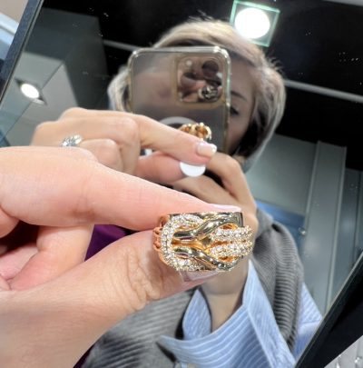 انگشتر طرح طلا امگا 🤩