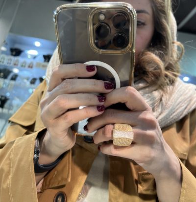 انگشتر طرح طلا فوق  لوکس 🫶و شیک