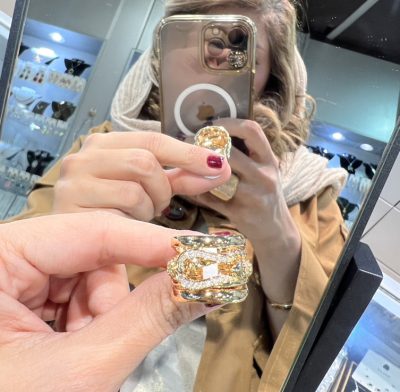انگشتر طرح طلا لوکس فرد 🫶🤩