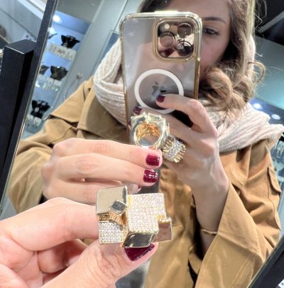 انگشتر طرح طلا لاکچری و لوکس  سولین👌🤩