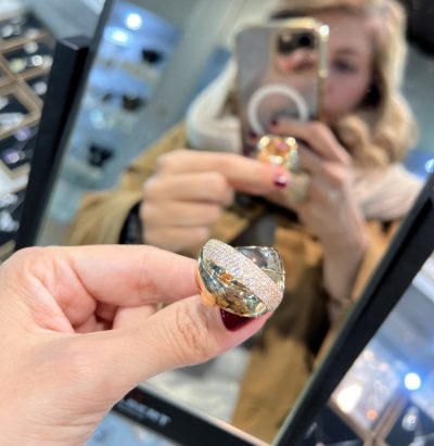 انگشتر طرح طلا لوکس 🫶🤩💍