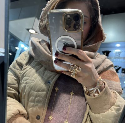 بنگل طرح طلا پاپیون 🫶🎀