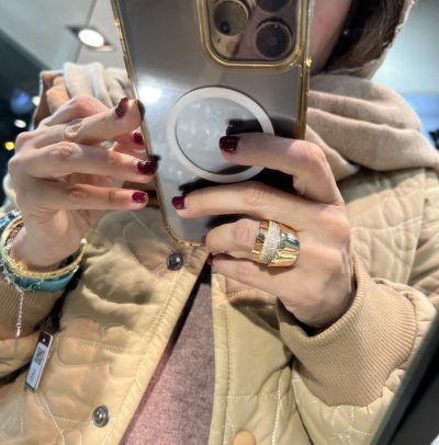 انگشتر طرح طلا فوق لوکس 🤩🤌