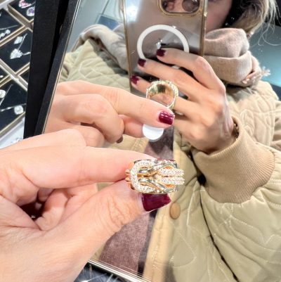 انگشتر طرح طلا فرد 🤌🤩