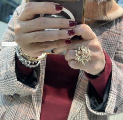 انگشتر طرح طلا فلاور 🌸🤩