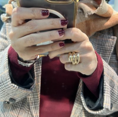 انگشتر طرح طلا ریچ  🫶