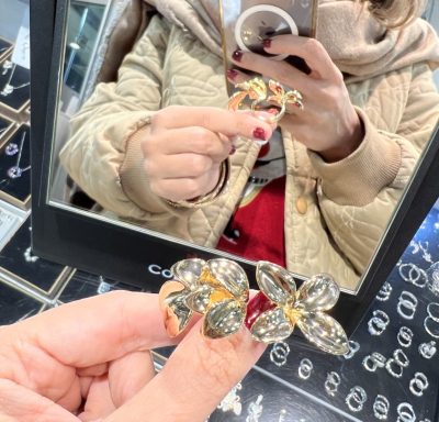 انگشتر طرح طلا گل 🌸