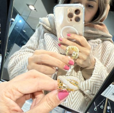 انگشتر طرح طلا لوکس و بینظیر 🤩