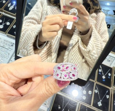 انگشتر طرح جواهر یاقوت 💓💍