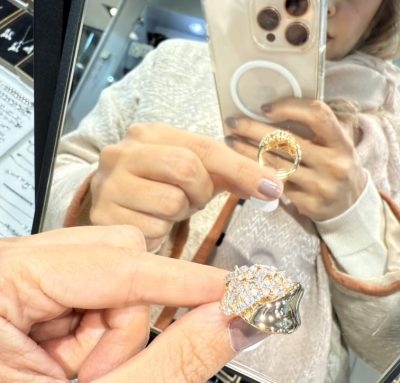 انگشتر طرح طلا شیک و لوکس مارکیز 🫰😘