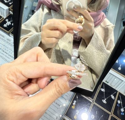 انگشتر طرح طلا ظریف و شیک هاروی  🤌🥹💍