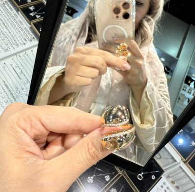 انگشتر طرح طلا candy 🫶