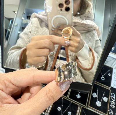 انگشتر طرح طلا خیلی لوکس 🫶🤤🤩