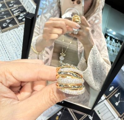 انگشتر طرح طلا6👌🤤