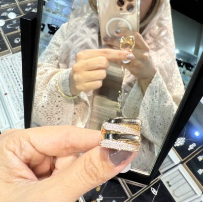 انگشتر طرح طلا لوکس 👌👌