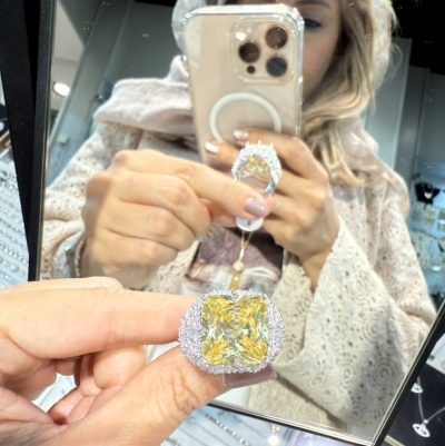 انگشتر طرح جواهر سیترین ستیا 🥹💛