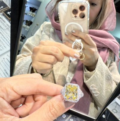 انگشتر طرح جواهر سیترین 🥹🤌💛