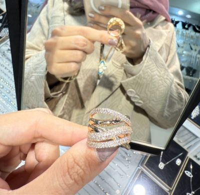 انگشتر طرح طلا فیوژن 🤤🤩