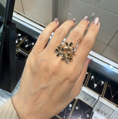 انگشتر طرح طلا فلو 🌸🌸🌸