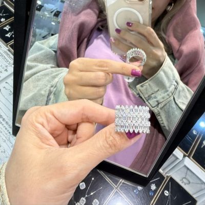 انگشتر نقره جواهر لوکس 👌💍💎