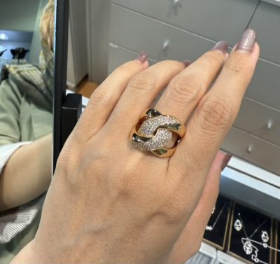 انگشتر طرح طلا. اندیا ✨🤤