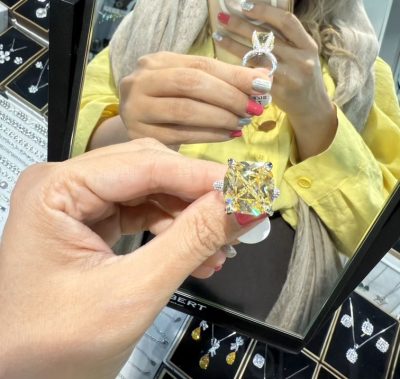 انگشتر طرح جواهر لوکس سیترین💛💛💍