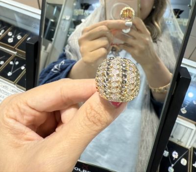 انگشتر طرح طلا کامو 😍😍😍