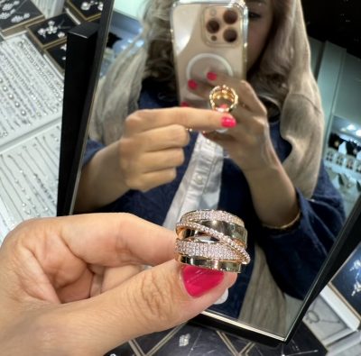 انگشتر طرح طلا خیلی شیک اِما👌👌👌🥰