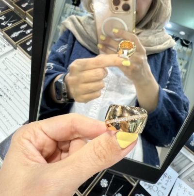 انگشتر طرح طلا ویتا  🤤🥰