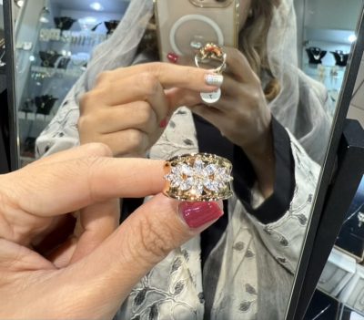 انگشتر طرح طلا مارکیز لوسی✨✨