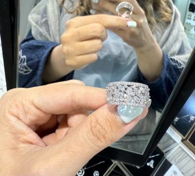 انگشتر طرح جواهر میرا 💎🤤