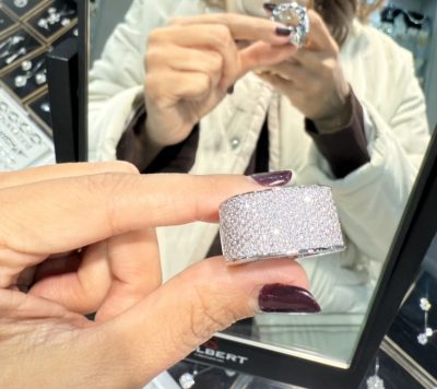 انگشتر طرح جواهر لوکس بو .لگاری 💎