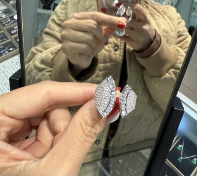 انگشتر طرح جواهر لومن 👌💎