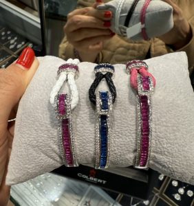 دستبند های چرم استیل طرح جواهر لوکس 🌈💎