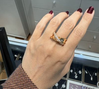 انگشتر طرح طلا لیما🤩