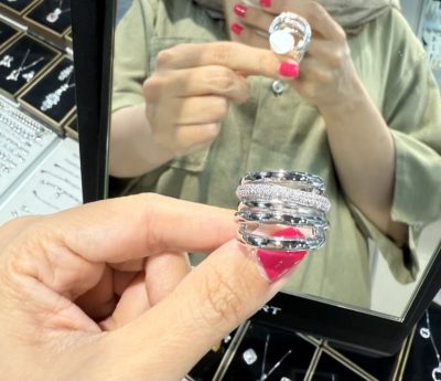 انگشتر طرح جواهر راوین 💎