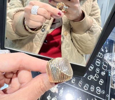 انگشتر طرح طلا شیار 🤩