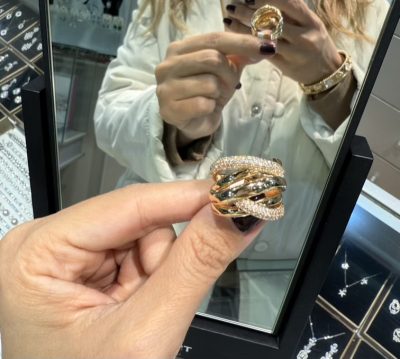 انگشتر طرح طلا ر‌ِلا🤩