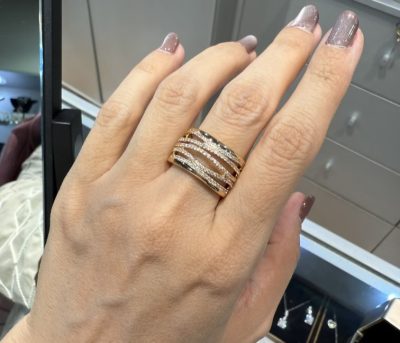 انگشتر طرح طلا ربکا 🤩